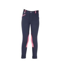 HY BELTON CHILDRENS JODHPUR NAVY/PINK