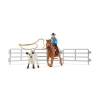 SCHLEICH COWBOY TEAM ROPING FUN