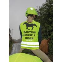 SHIRES HI VIZ EQUI-FLECTOR SAFETY VEST YELLOW