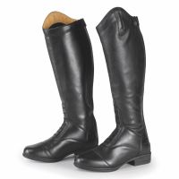 MORETTA LUISA RIDING BOOT WIDER CALF BLACK
