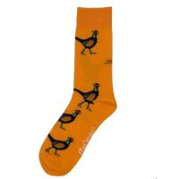SHUTTLE SOCKS - ORANGE PHEASANT