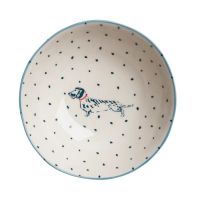 ALLPORT DACHSHUND FETCH STONEWARE BOWL