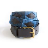 KM ELITE POLO BELT NARROW SAPPHIRE - 80CM