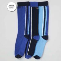 TOGGI LADIES ECO STRIPE 3 PACK SOCKS
