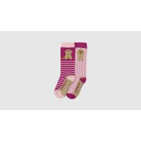 TOGGI GIRLS COCKERPOO SOCKS TWO PACK PINK