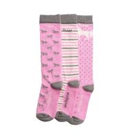 TOGGI LADIES HORSE SILHOUETTE SOCKS 3 PACK