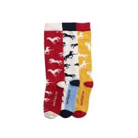 TOGGI LADIES HORSE PRINT SOCKS 3PACK
