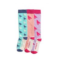 TOGGI LADIES RUNNING HORSE SOCKS 3PACK