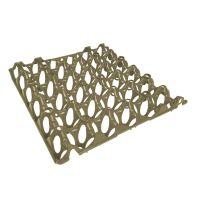 ETON PLASTIC EGG TRAY BROWN