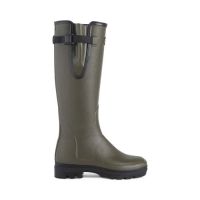 LE CHAMEAU MENS VIERZONORD NEOPRENE LINED WELLINGTON VERT CHAMEAU