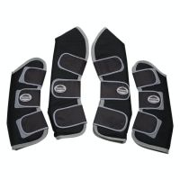 WEATHERBEETA TRAVEL BOOTS BLACK AND SILVER
