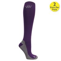 WOOF WEAR COMPETITION RIDING SOCKS - DAMSON