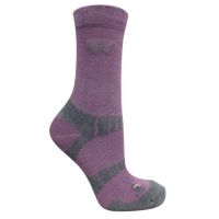 WOOF WEAR WAFFLE KNIT SHORT BAMBOO SOCKS HEATHER