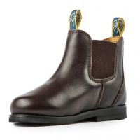 MORETTA FIORA JODHPUR BOOTS - CHILDS BROWN