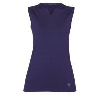 SHIRES AUBRION AERIAL VEST TOP NAVY