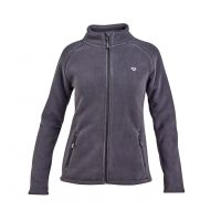 SHIRES AUBRION RESTORE FULL ZIP FLEECE CHARCOAL