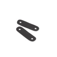 SHIRES PEACOCK LEATHER ATTACHMENTS - BLACK