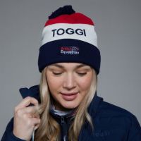 TOGGI GBR PASSY UNISEX KNITTED HAT NAVY RED WHITE