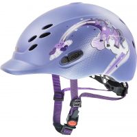 UVEX ONYXX VIOLET PRINCESS KIDS RIDING HELMET