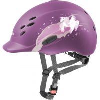 UVEX ONYXX UNICORN BERRY KIDS RIDING HELMET