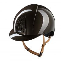 KEP SMART NOVA METAL POLISH BROWN WITH BEIGE CHINSTRAP