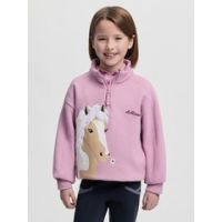 LEMIEUX MINI QUINN QUARTER ZIP SWEATSHIRT -FONDANT