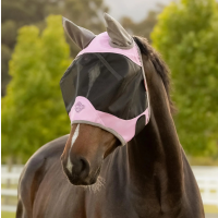 LEMIEUX VISOR-TEK HALF FLY MASK FONDANT 