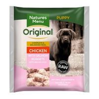 COLLECTION ONLY - NATURES MENU FROZEN NUGGETS FOR PUPPIES 1kg