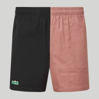 RIDGELINE HOSE DOWN SHORT BLACK/DUSKY PINK