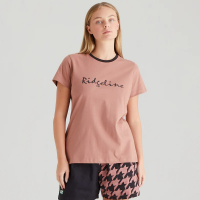RIDGELINE LADIES SIGNATURE T-SHIRT DUSKY PINK
