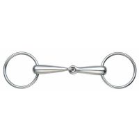 SHIRES HOLLOW MOUTH LOOSE RING SNAFFLE 5.5"